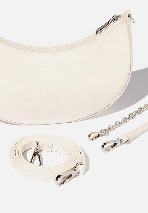 Rubi - Sadie shoulder bag - ecru texture