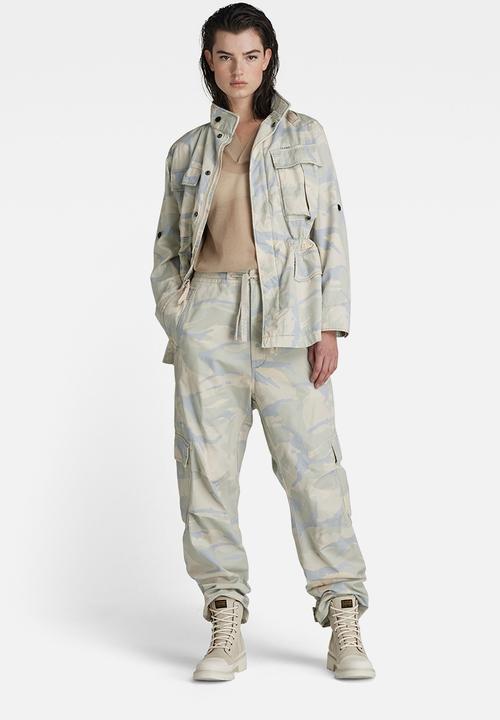 G-STAR - Summer snow cargo pant - whitebait woodland camo