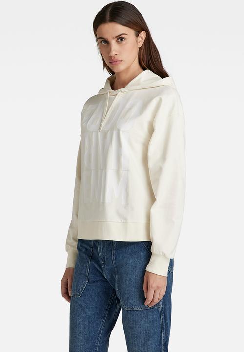 G-STAR - Hcd loose hooded sweater - papyrus