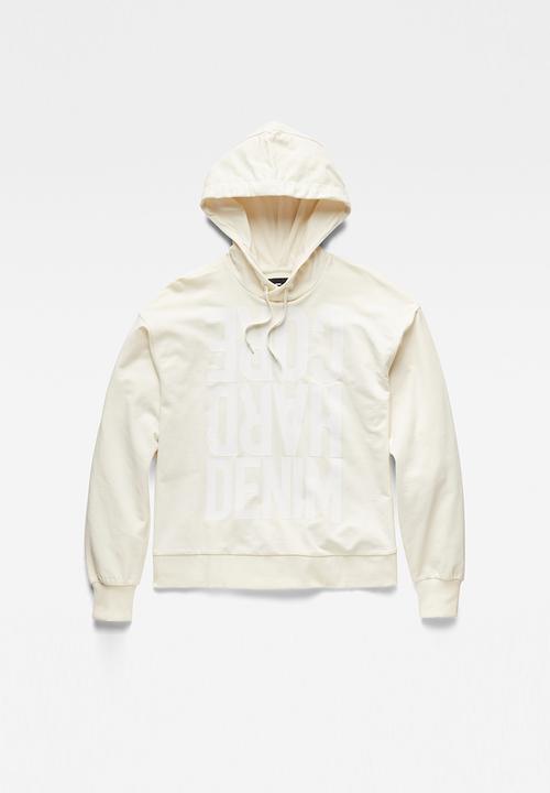 G-STAR - Hcd loose hooded sweater - papyrus