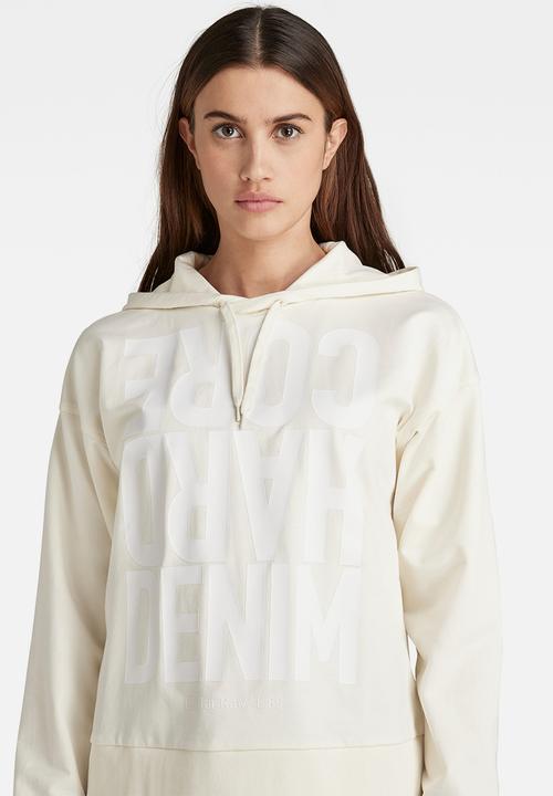 G-STAR - Hcd loose hooded sweater - papyrus