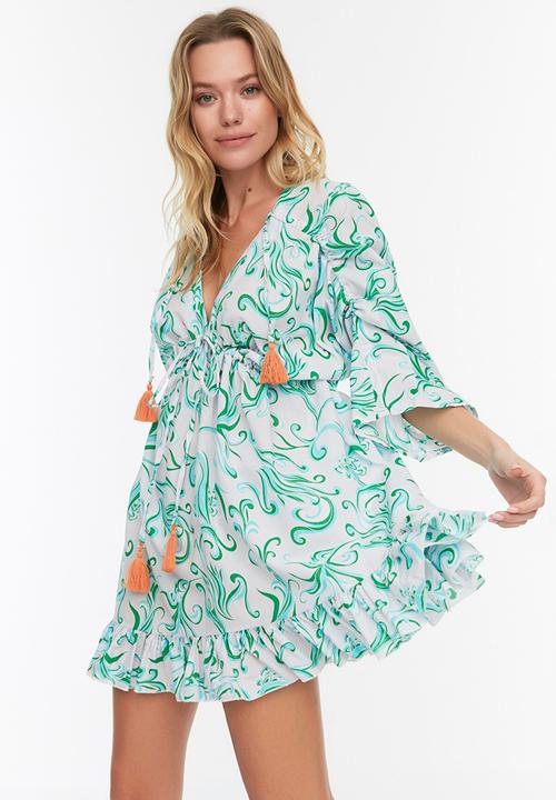 Trendyol - Tassel detailed beach dress - multi