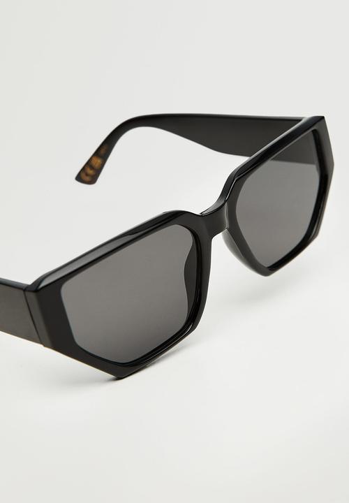MANGO - Acetate frame sunglasses - black
