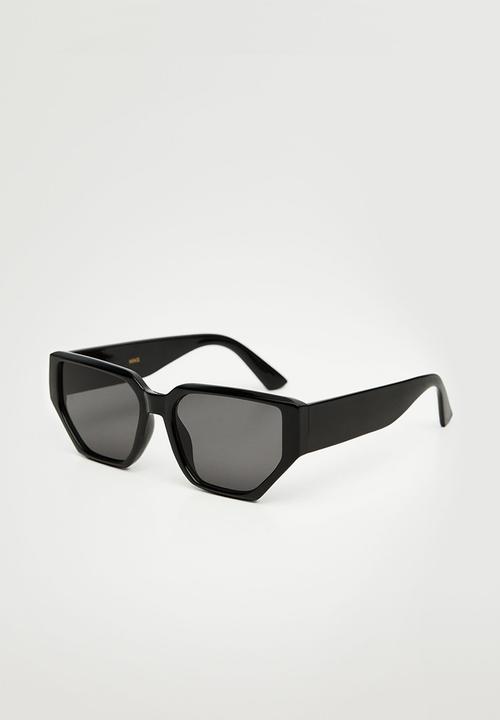 MANGO - Acetate frame sunglasses - black