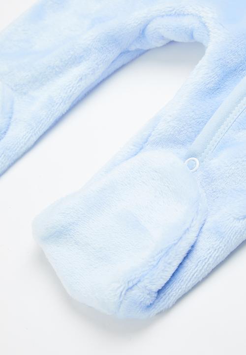Pop Candy - Boys sherpa sleepsuit - powder
