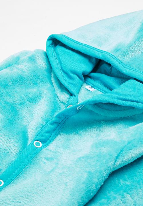 Pop Candy - Boys sherpa sleepsuit - ocean