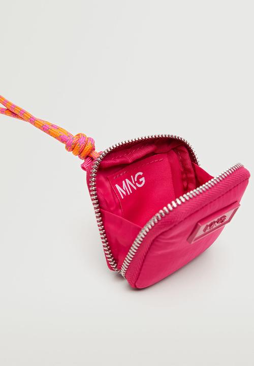 MANGO - Mini rope purse - fushia