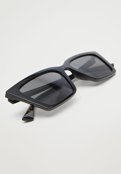 MANGO - Acetate frame sunglasses - black