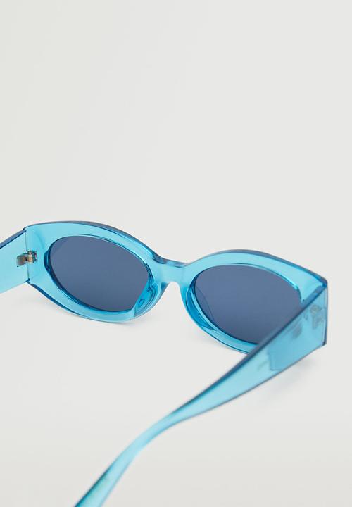 MANGO - Acetate frame sunglasses - blue