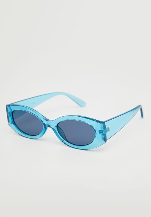 MANGO - Acetate frame sunglasses - blue