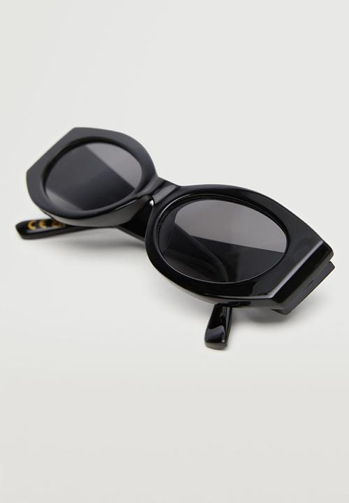 MANGO - Acetate frame  sunglasses - black