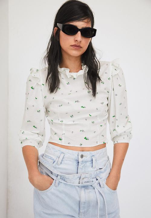 MANGO - Acetate frame  sunglasses - black