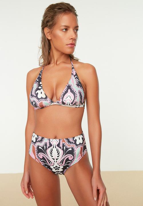 Trendyol - Paisley patterned bikini bottoms - multi