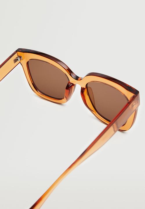 MANGO - Acetate frame sunglasses - peach