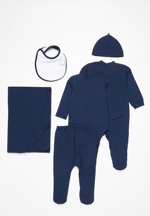 Pop Candy - Baby boys 6 piece starter set - navy