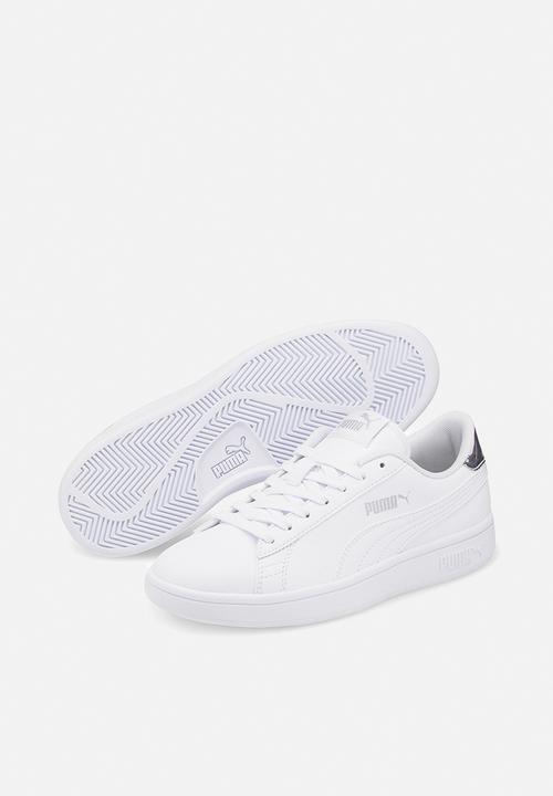 PUMA - Puma smash v2 mirror metallic jr - puma white-puma white-puma silver