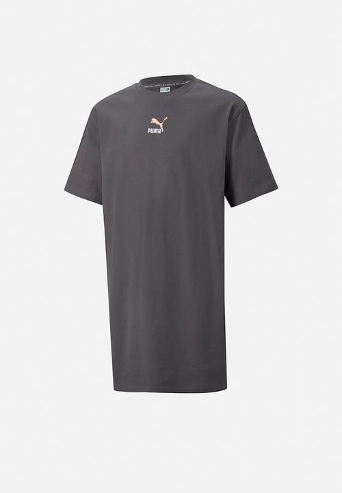 PUMA - Grl tee dress g - asphalt