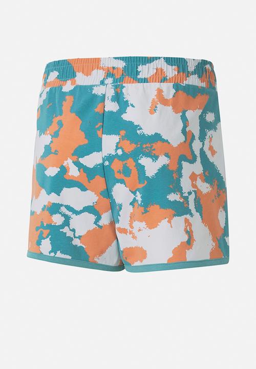 PUMA - Alpha aop shorts g - puma white-aop