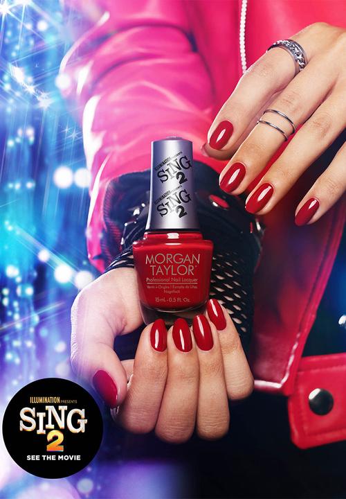 Morgan Taylor - Sing 2 Nail Lacquer Ltd Edition - Red Shore City Rouge