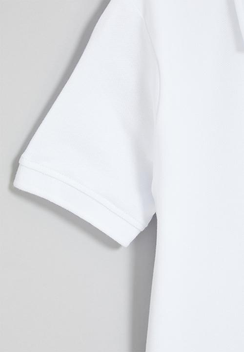 POLO - Girls classic short sleeve golfer - white