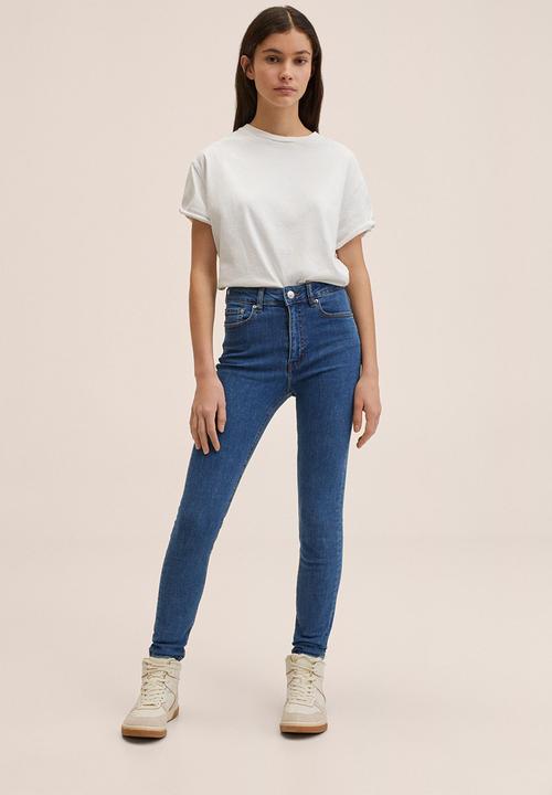 MANGO - Jeans skinny - blue