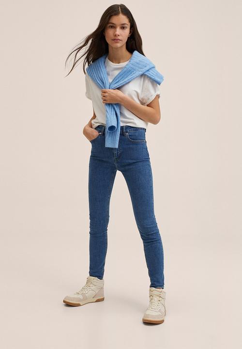 MANGO - Jeans skinny - blue