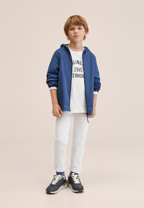 MANGO - Jacket atlanta - medium blue