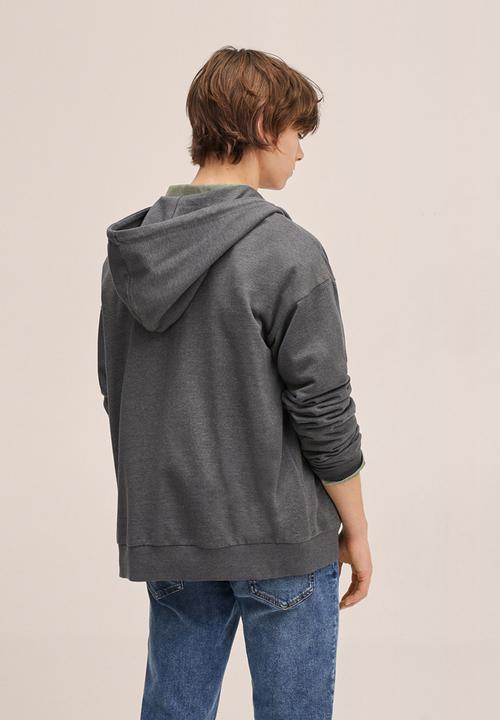 MANGO - Sweatshirt andy - charcoal