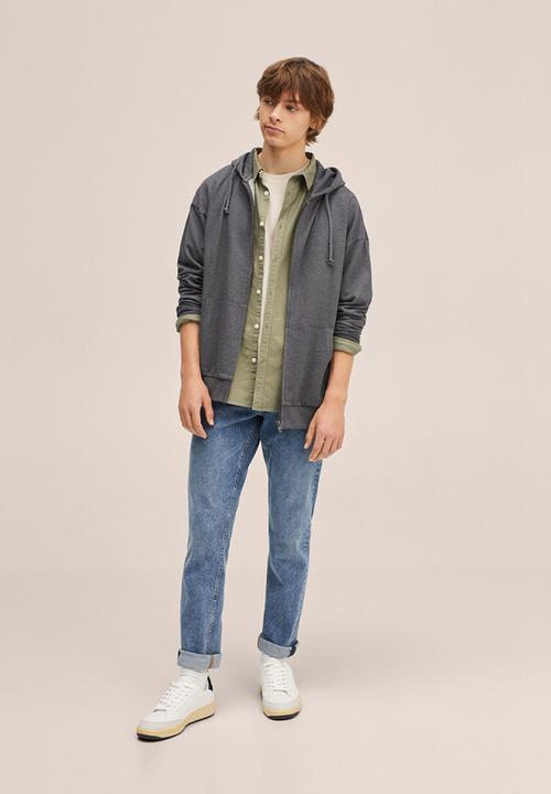 MANGO - Sweatshirt andy - charcoal