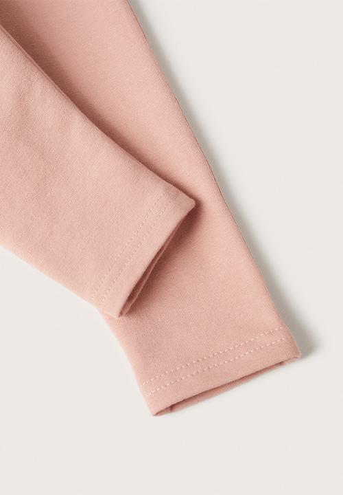 MANGO - Leggings terry - pink