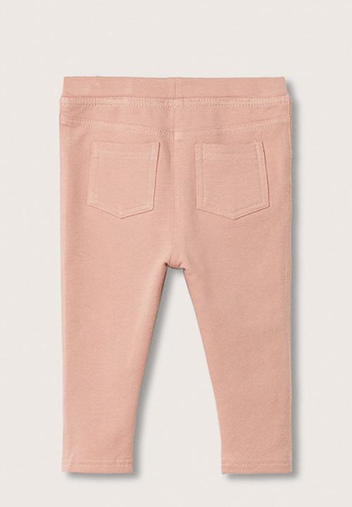 MANGO - Leggings terry - pink