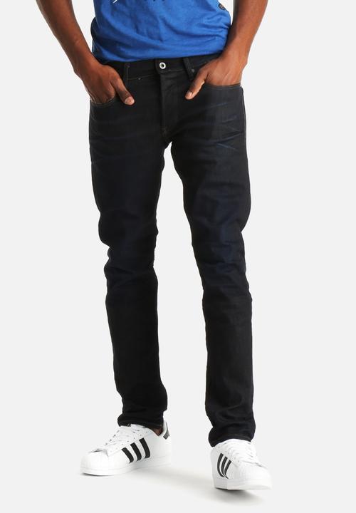G-STAR - 3301 Regular Tapered Visor r stretch denim dk aged