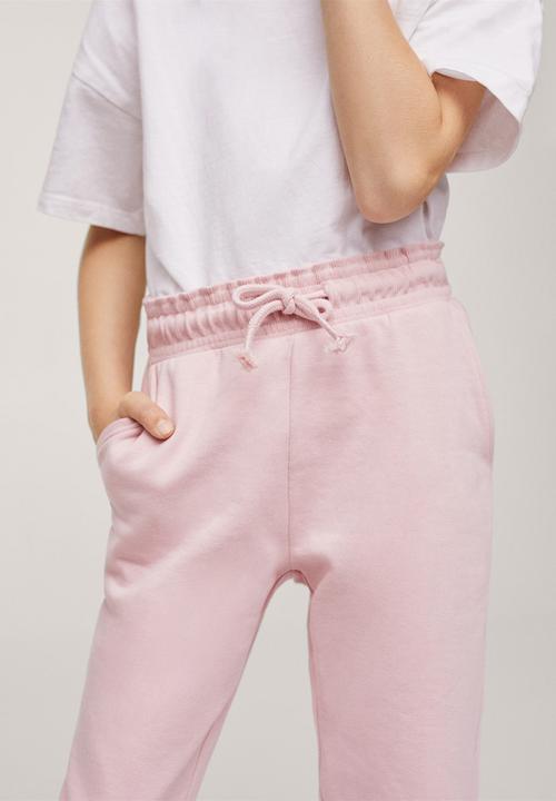 MANGO - Trousers viena - pink