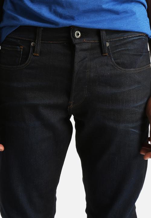 G-STAR - 3301 Regular Tapered Visor r stretch denim dk aged