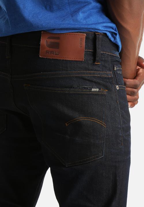 G-STAR - 3301 Regular Tapered Visor r stretch denim dk aged