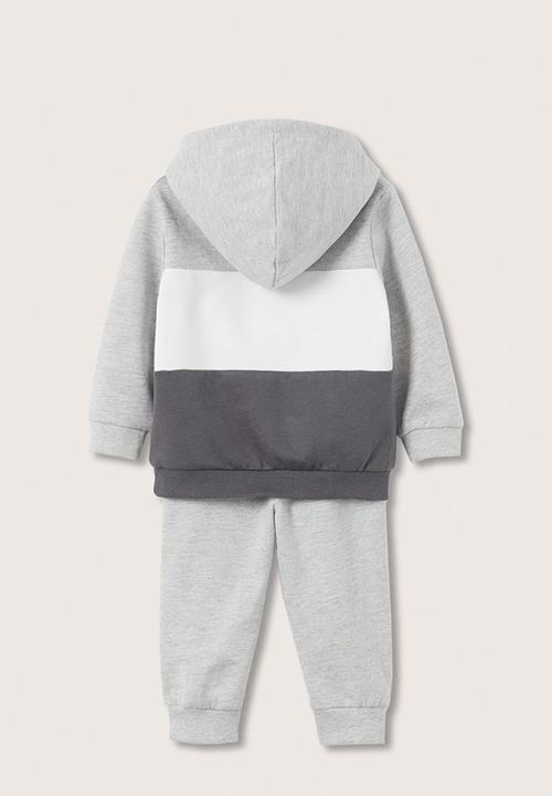 MANGO - Tracksuit blackpa - medium grey