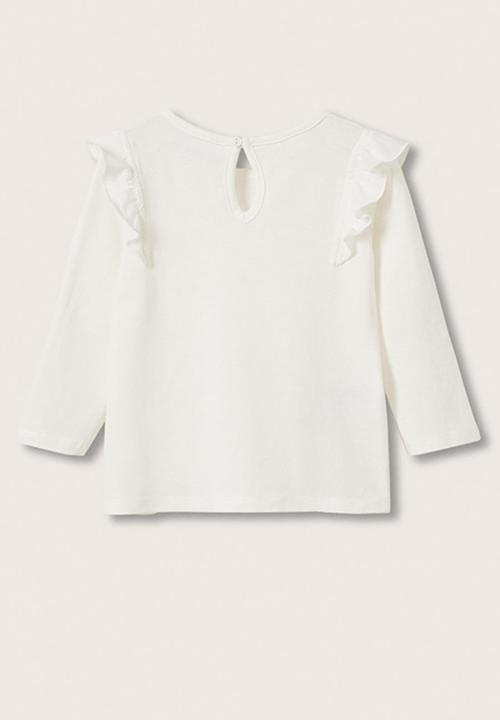 MANGO - T-shirt italy - natural