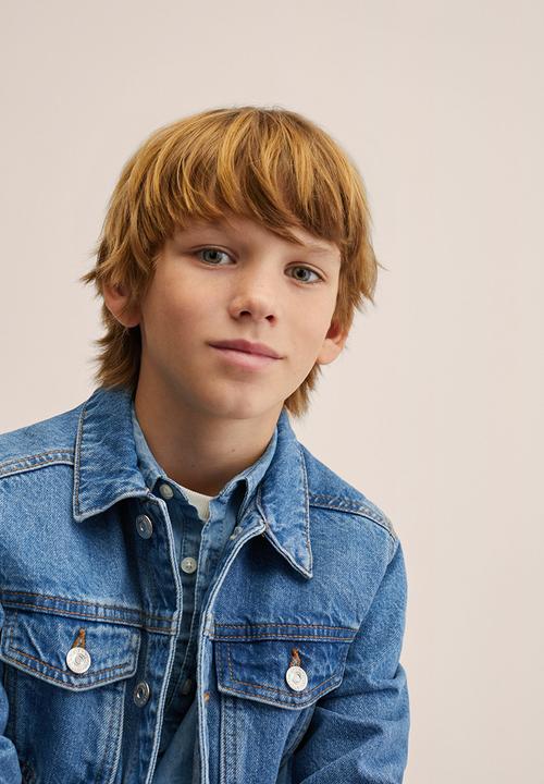 MANGO - Jacket john - blue