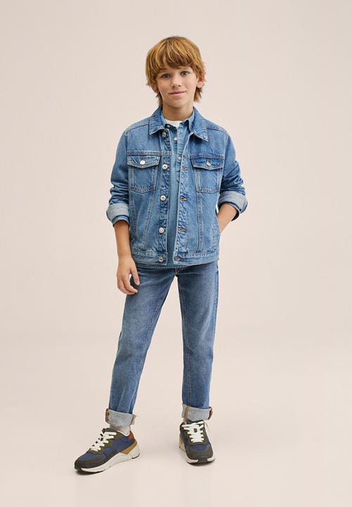 MANGO - Jacket john - blue
