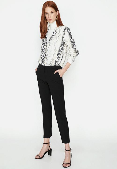 Koton - Pocket detailed trousers - blue