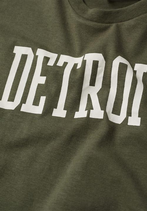 MANGO - T-shirt boston - khaki