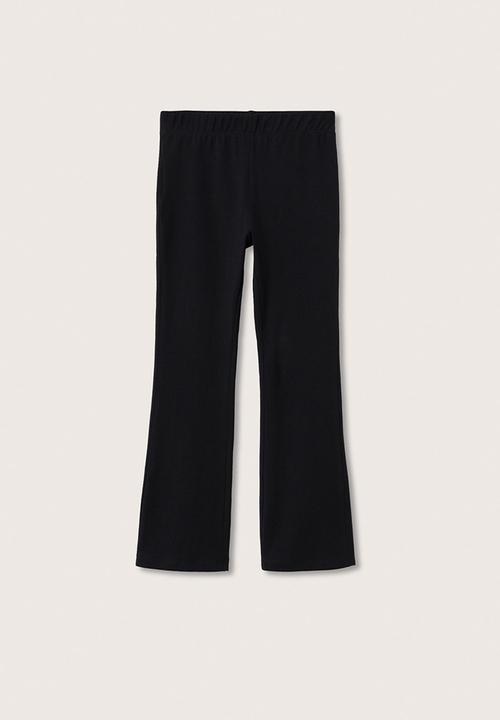 MANGO - Leggings bell - black