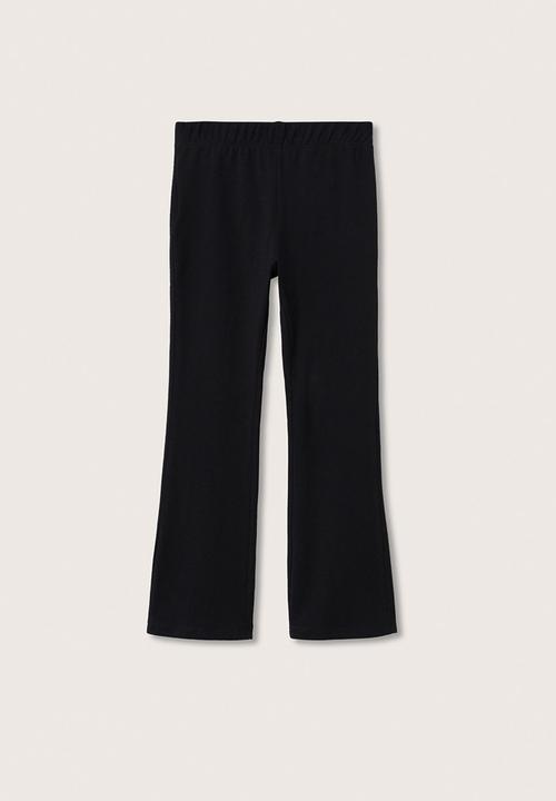 MANGO - Leggings bell - black