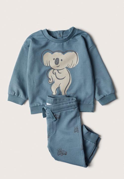MANGO - Tracksuit sweetpa - medium blue