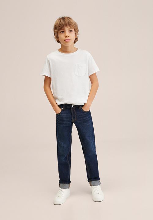 MANGO - Jeans regular - dark blue 