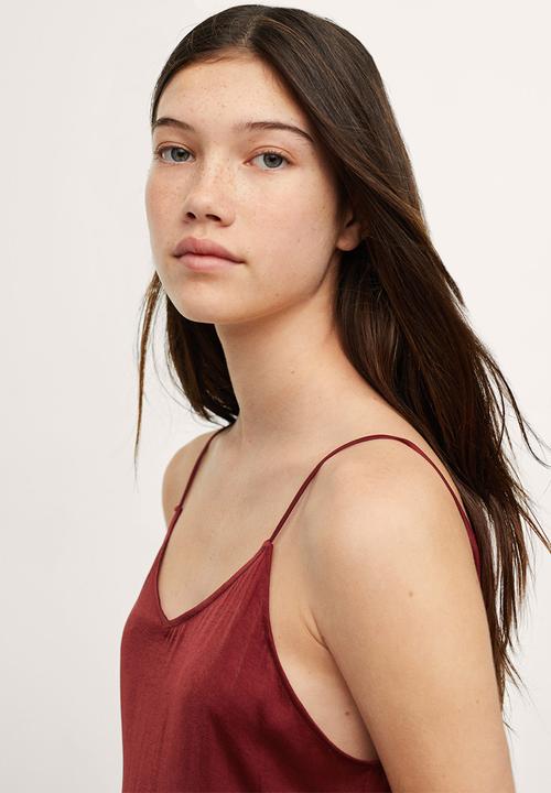 MANGO - Dress rojo - red