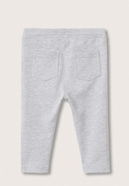 MANGO - Leggings terry - grey