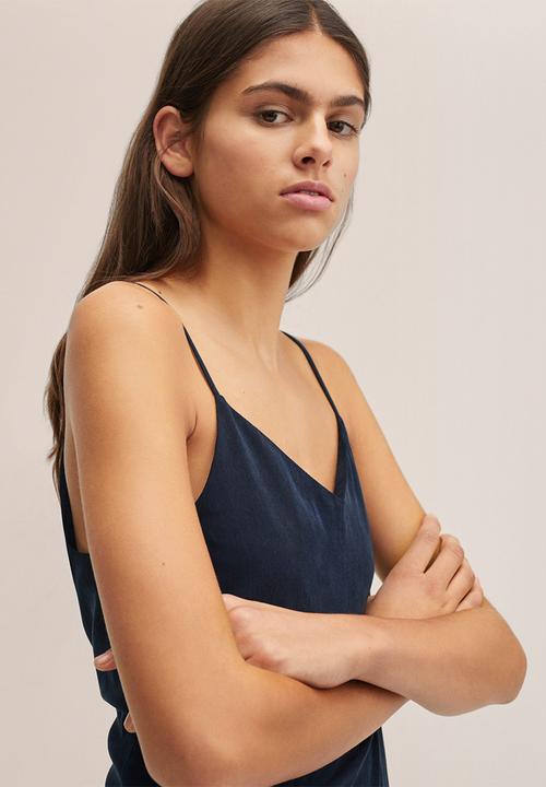 MANGO - Dress azul - navy