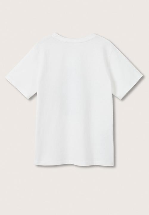 MANGO - T-shirt lyon - white