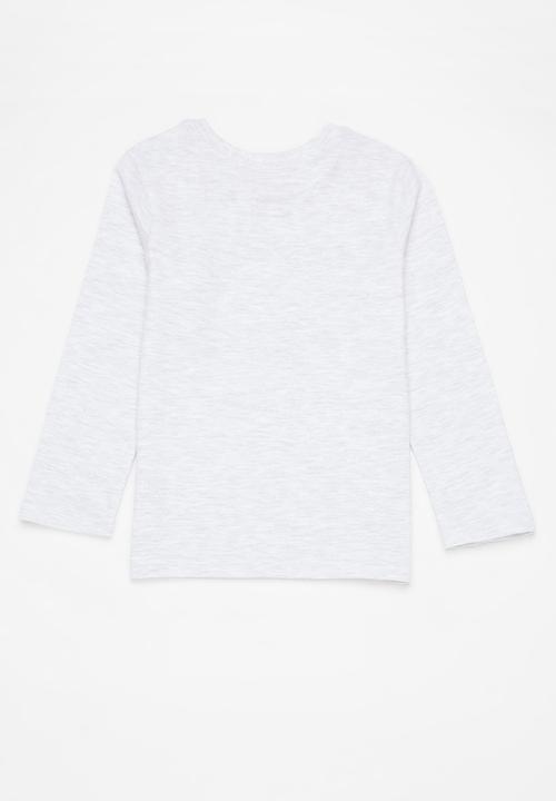 Pop Candy - 2 pack printed tee - lilac & grey